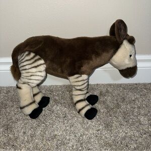 Rare SOS Save Our Space Okapi Jungle Zoo Stuffed Animal Plush Toy 15”